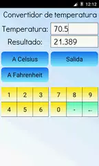 Descargar APK de Convertidor de Temperatura