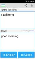 Uzbekistan ke Bahasa Inggris screenshot 1