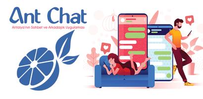 Ant Chat - Antalya Sohbet ve Arkadaşlık Uygulaması Affiche