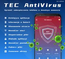 Tec AntiVirus—śmieci i pamięć plakat