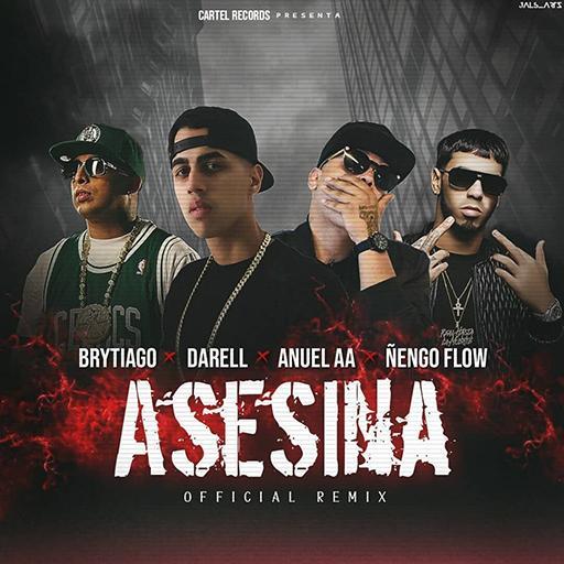 Descarga de APK de Asesina Remix Brytiago Daddy Yankee Ozuna Anuel AA para  Android