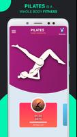 Pilates Yoga Fitness Workouts Affiche