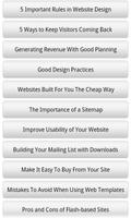 audio book - web design screenshot 1