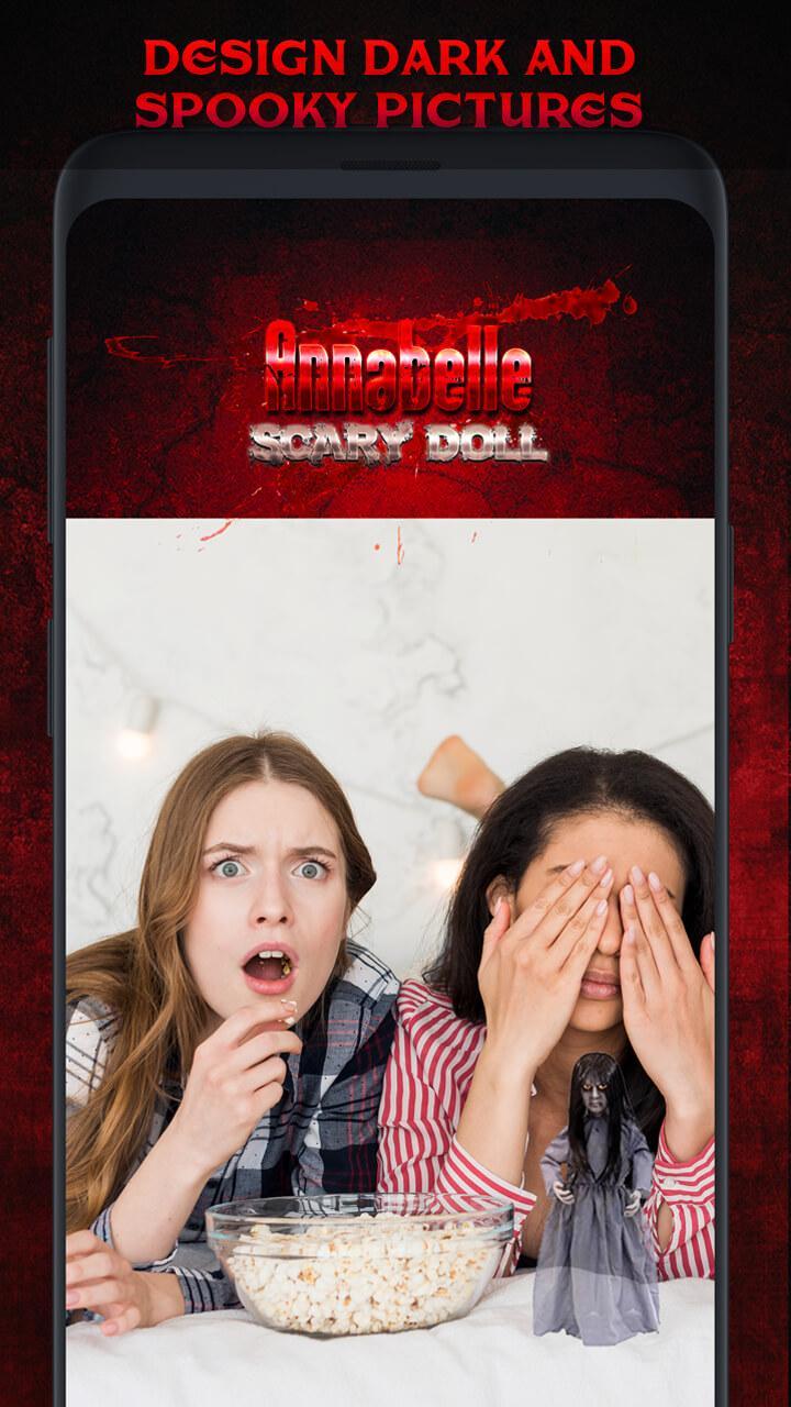 Annabelle Scary Doll Photo Editor Scary Camera For Android Apk Download - annabelle comes home a roblox horror story youtube