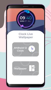 Android Clock Live Wallpaper screenshot 1