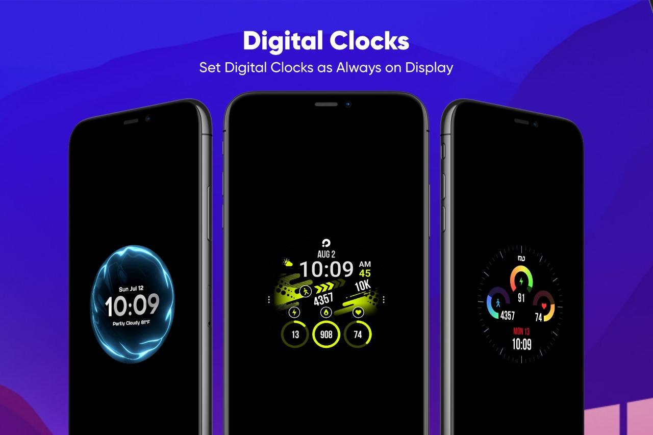 Digital Clock Live Wallpapers para Android - APK Baixar