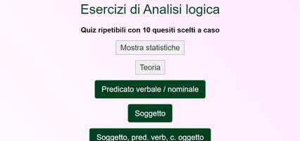 Analisi logica 海报