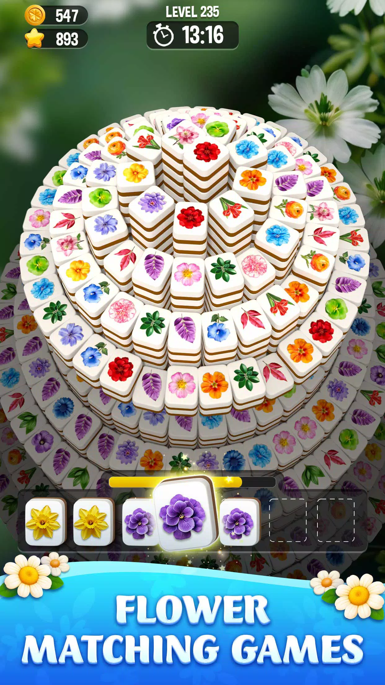 Zen Blossom: Flower Tile Match