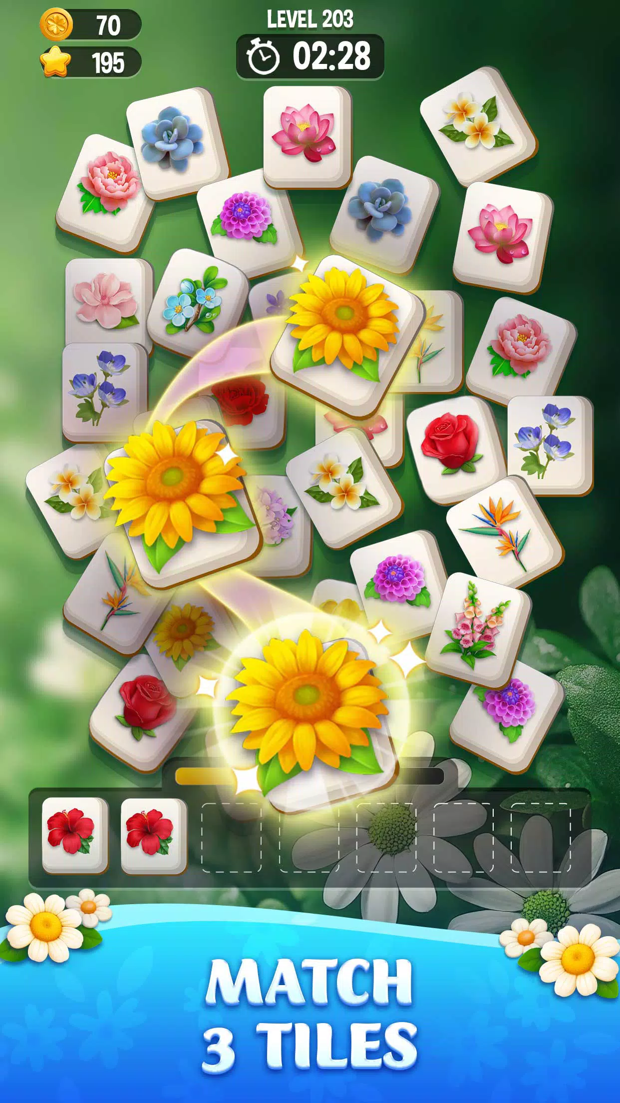 Zen Blossom: Flower Tile Match