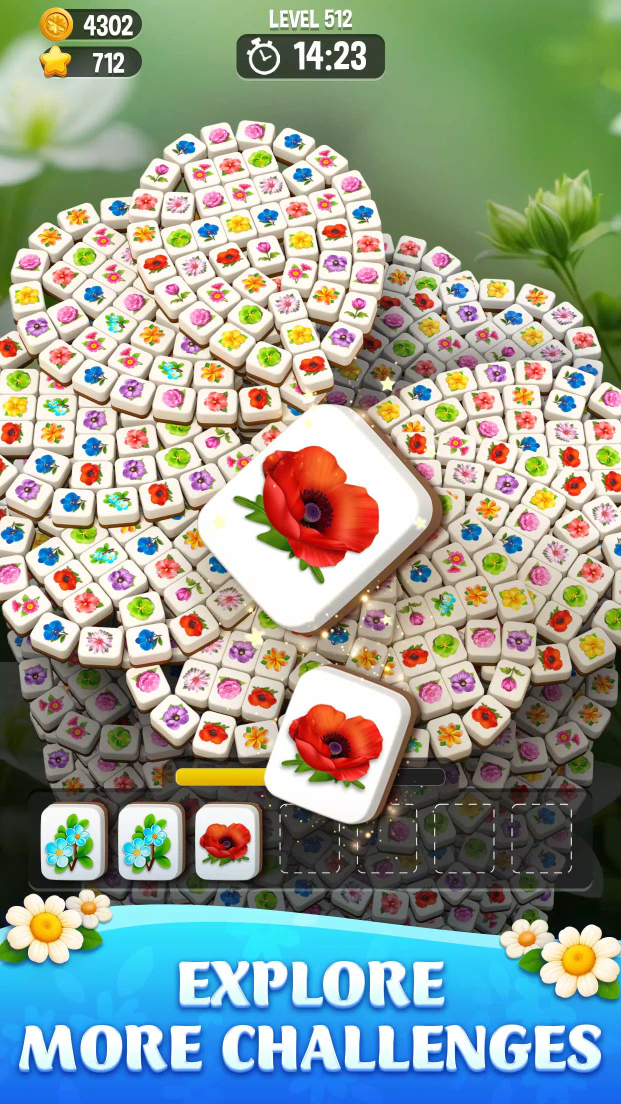 Zen Blossom: Flower Tile Match