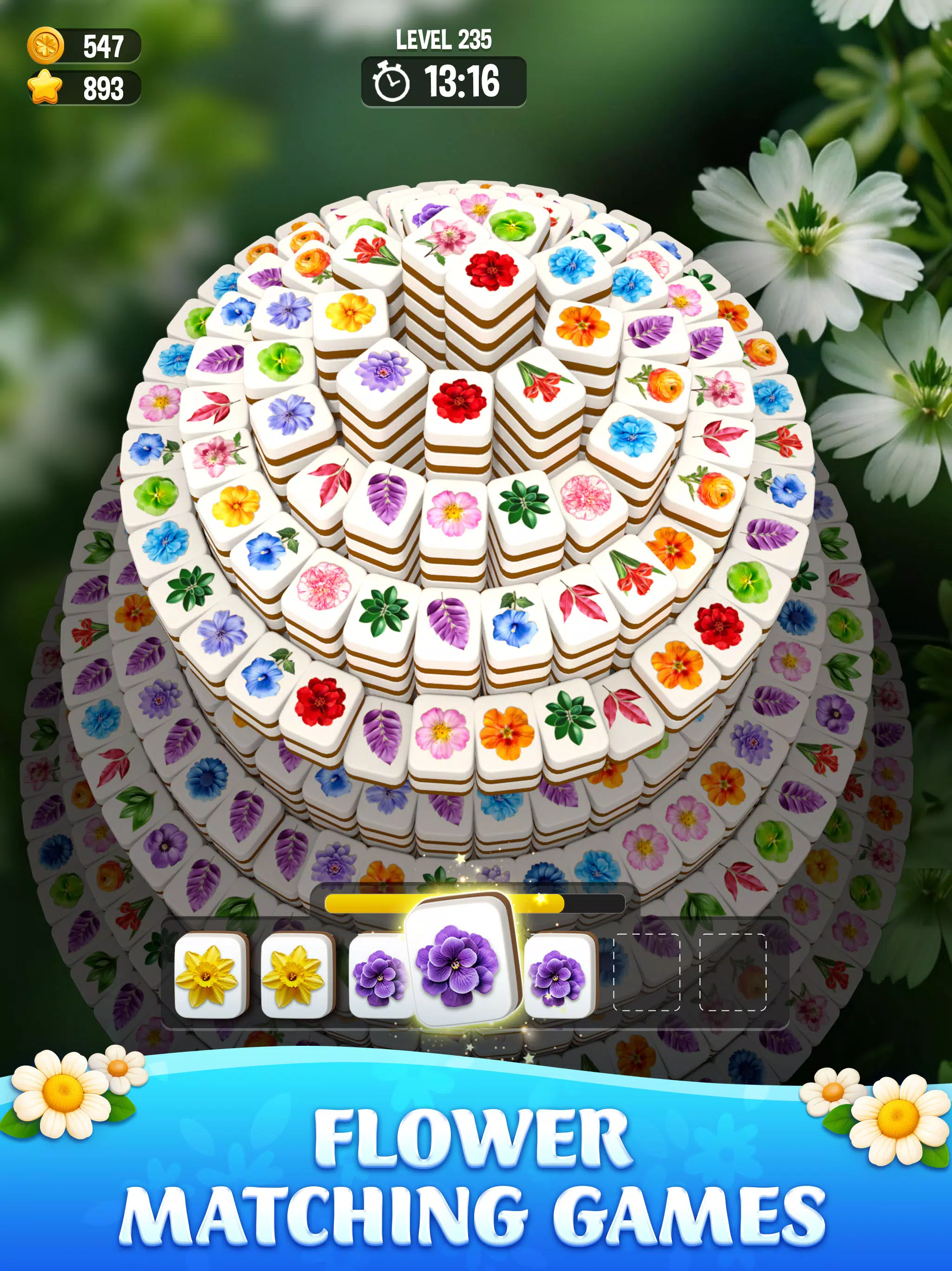 Zen Blossom: Flower Tile Match