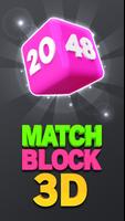 Match Block 3D Affiche