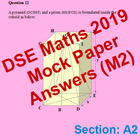 DSE Maths Mock Paper Answer 20 Zeichen