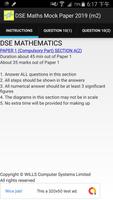 DSE Maths Mock Paper 2019 (m2) اسکرین شاٹ 1