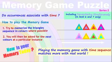 Memory Game Puzzle s2 Affiche