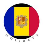 Andorra Holidays : Andorra la Vella Calendar icône