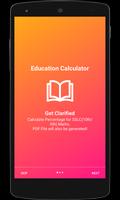 Education Calculator Affiche