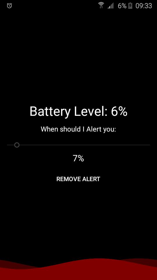 Battery notification