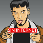 Anuel AA Música Sin Internet Conexion Covers CHINA Zeichen