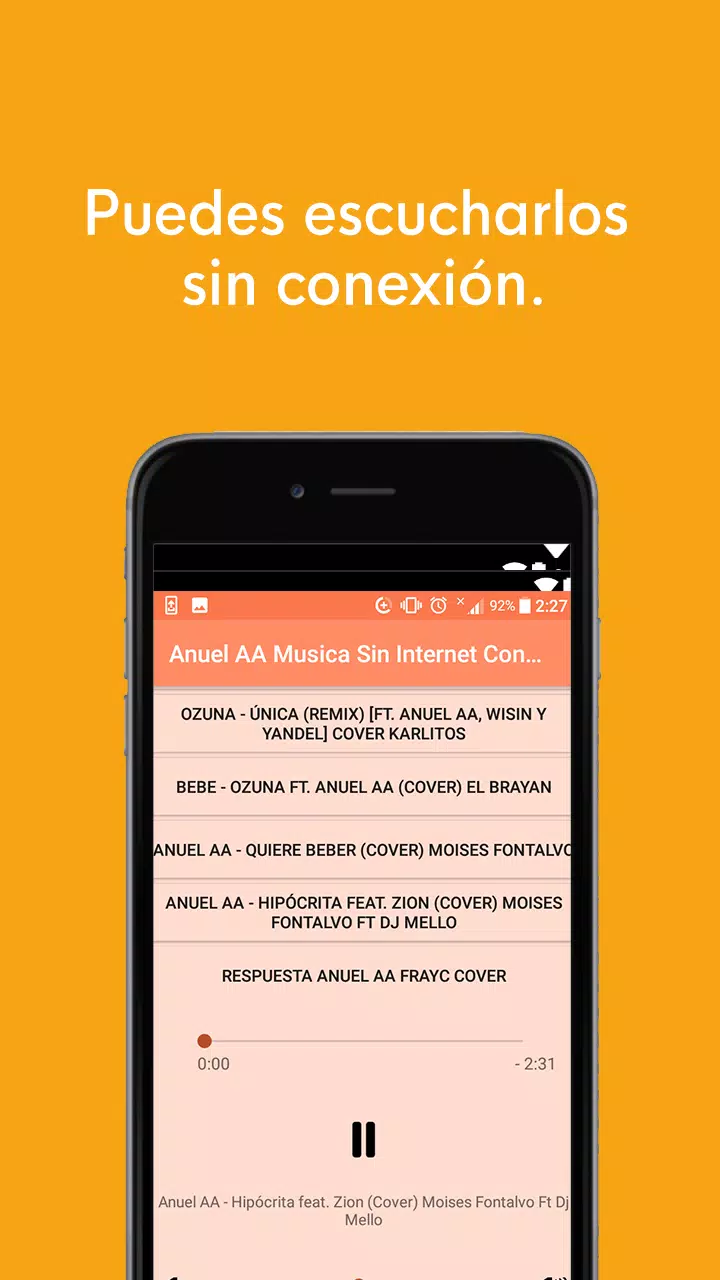 Descarga de APK de Anuel AA Música Sin Internet Conexion Covers CHINA para  Android