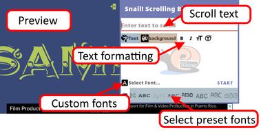 Snail! Scrolling Billboard ポスター