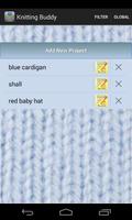 Tejido de Punto y Crochet Bud Poster