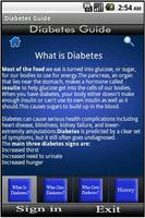 Diabetes Guide تصوير الشاشة 1