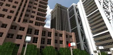 Город из блоков для Minecraft PE