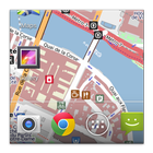 Map Live Wallpaper أيقونة