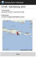 Gempa Bumi Indonesia Ekran Görüntüsü 3