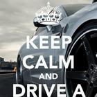 Keep Calm and love Cars icône