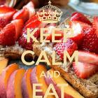 Keep Calm AND EAT icône