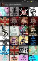 Keep Calm AND ROCK poster