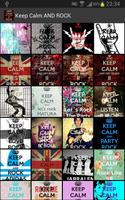 Keep Calm AND ROCK โปสเตอร์