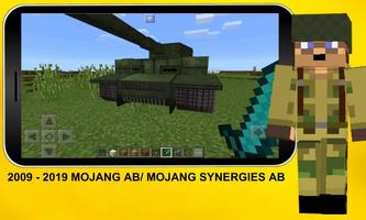 Addon War Tank for minecraft Affiche