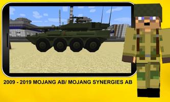 Addon War Tank for minecraft imagem de tela 1