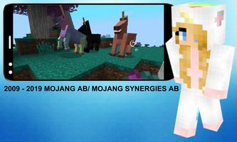 Unicorn Mod for Minecraft PE постер