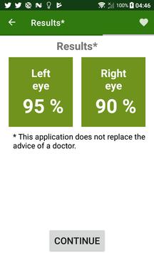 Eye exam poster
