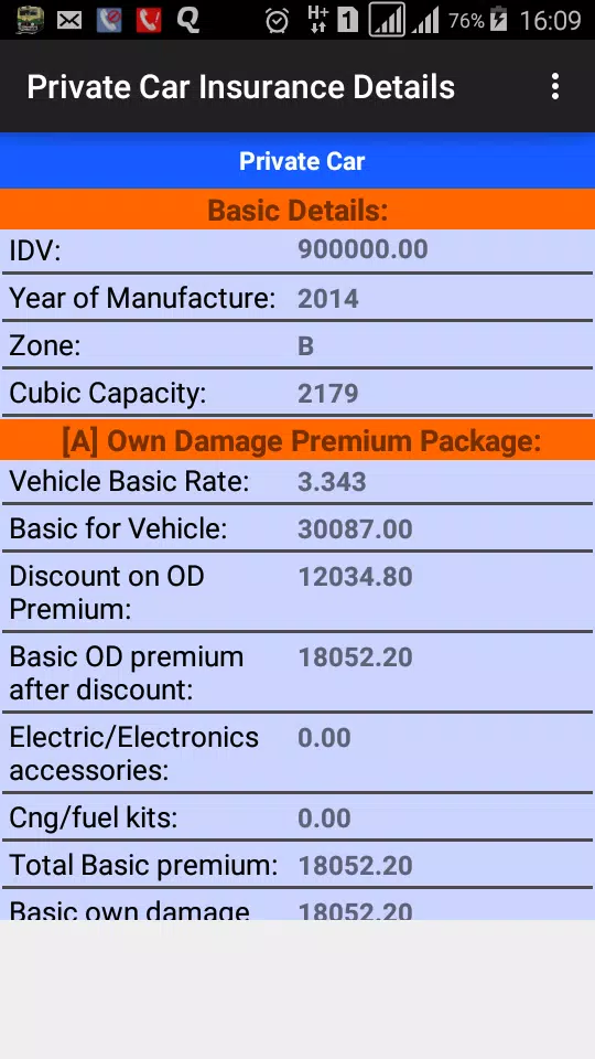 Motor Insurance Calculator APK for Android Download