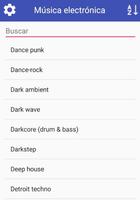 Géneros de música electrónica captura de pantalla 3
