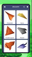 Aeronaves de origami, papel imagem de tela 3