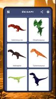Dinosaures en papier DIY Affiche