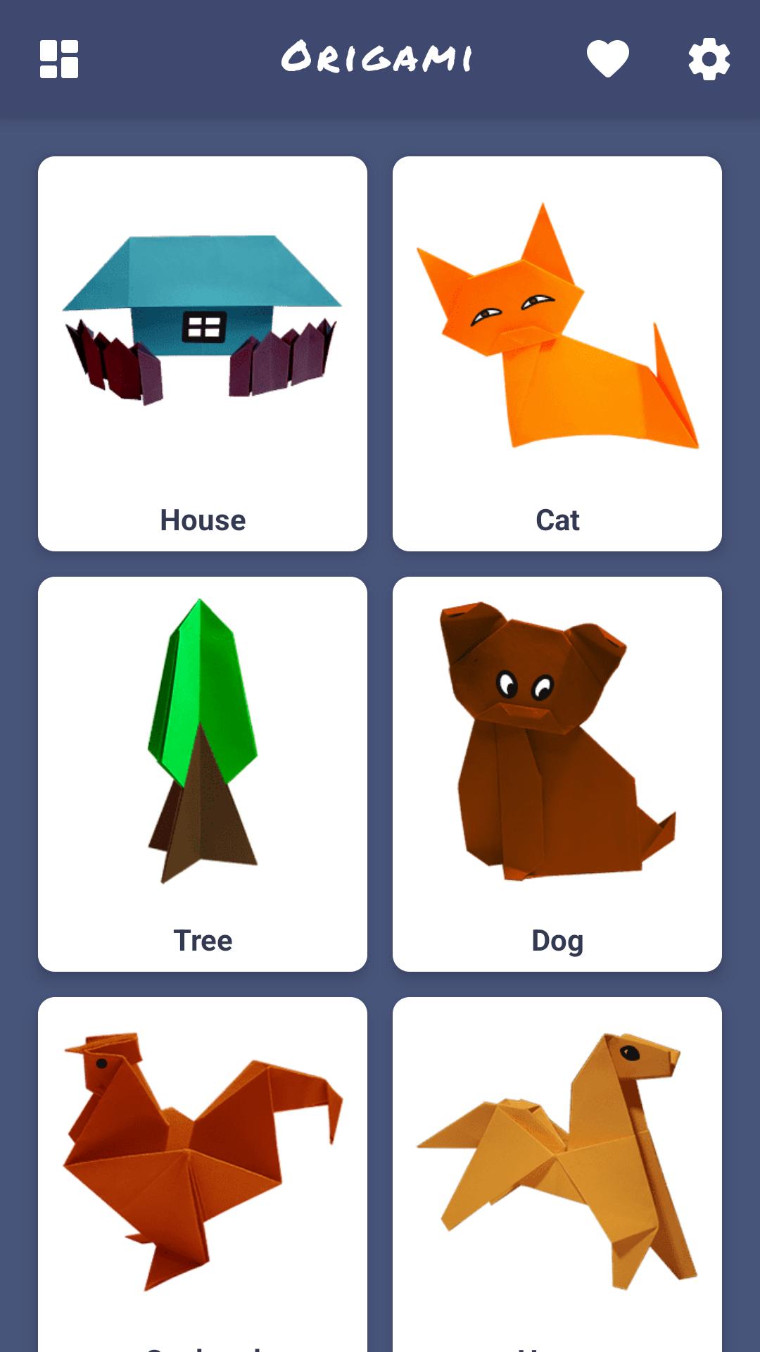 Tải xuống APK Origami farm animals cho Android Tải xuống APK Origami farm animals cho Android