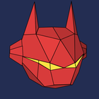 Origami robots, transformers icon