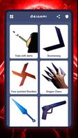 Origami weapons, paper schemes screenshot 1