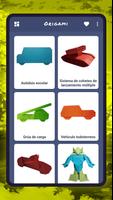 Carros y tanques en origami captura de pantalla 1