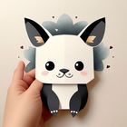 DIY paper animals icon