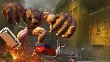 The Angry Wolf Simulator : Werewolf Games โปสเตอร์