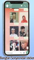 Animated BTS Stickers WAStickerApps poster