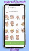 Animated Sugar and Brownie Stickers WAStickerApps-poster